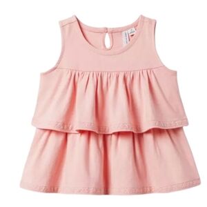 Janie and Jack Tiered Ruffle Jersey Top B0048